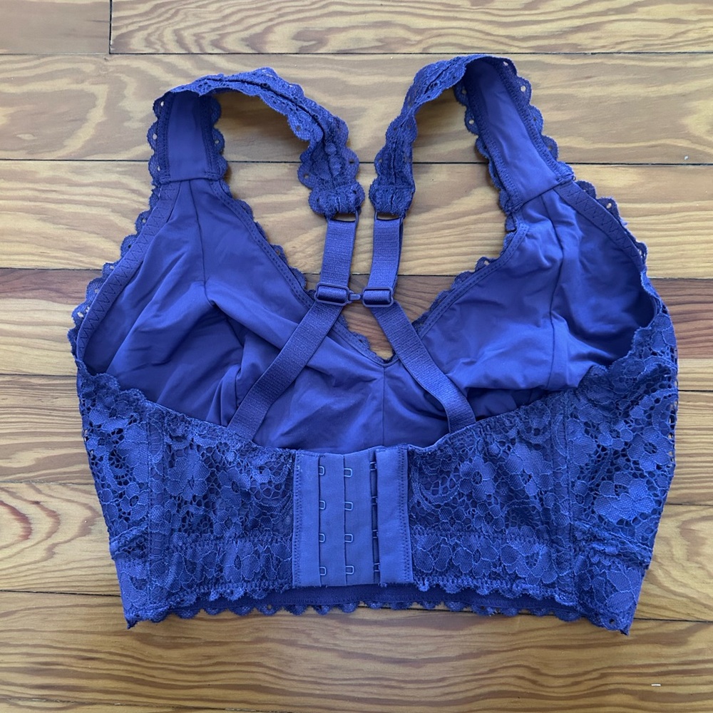 Parfait Adriana Lace Bralette in Purple UK 30G USA 30I - Picture 3 of 8